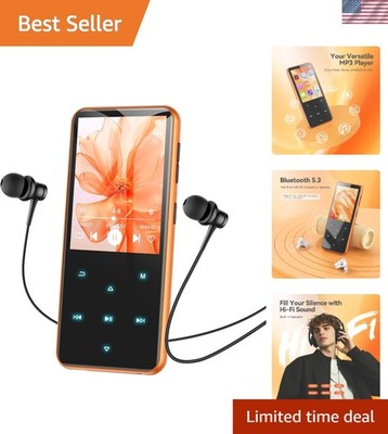 64GB MP3 Player with Bluetooth, 2.4 inch Music Player with Speaker and FM Rad...