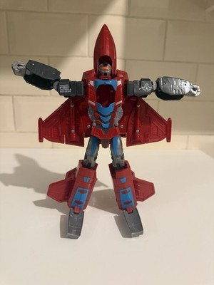 Vintage Hap-P-Kid Transformer Jet Fighter Roboter Spielzeug