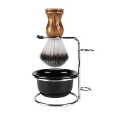 Mens Shaving Brush Kit, Soft Hair Shaving Brush, Stainless Steel Shave Brush ...