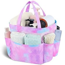 Mesh Shower Caddy Portable - 9 Pockets, Shower Bag for Assorted colors