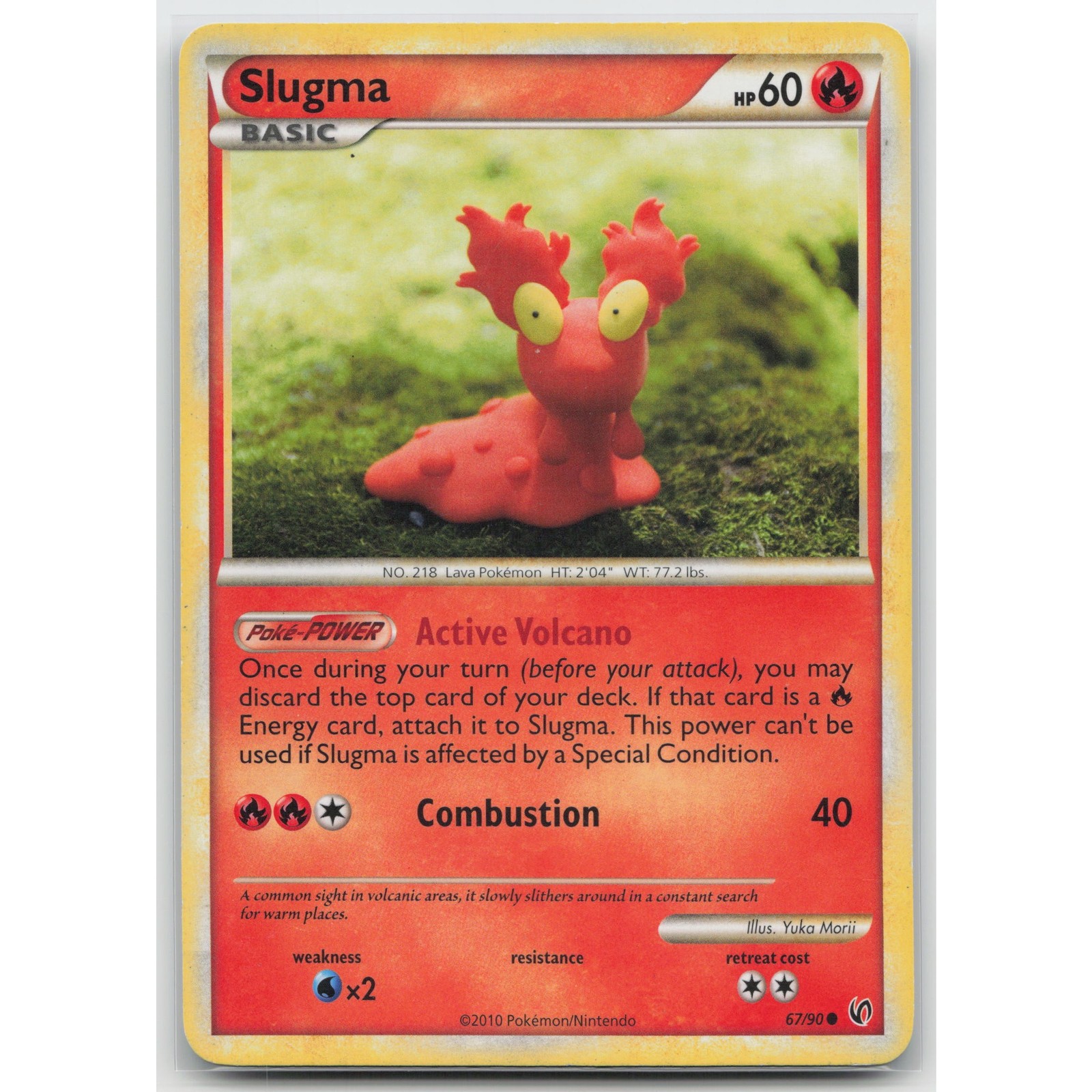 Slugma Undaunted 67 C HP Pokemon