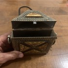 VTG MOROCCAN BRASS JEWELRY/TRINKET BOX W/MOORISH INLAID PANELS 5 1/4 X 6 3/4 IN — photo 10