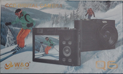 W&O Little star Q6 Compact Digital Camera Green Built-in Flash USB