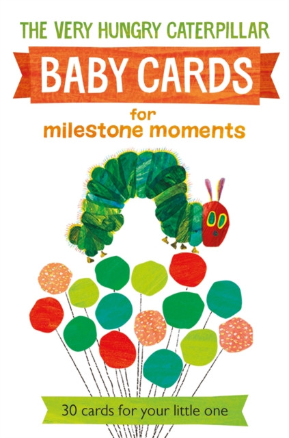 Very Hungry Caterpillar Baby Cards for Milestone Moments by Eric Carle