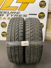 2x 225 75 R16C 121 120R Goodyear UltraGrip Cargo 72mm D222 DOT19 part worn