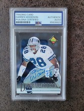 1994 Pro Line Darren Woodson #249 - PSA /DNA Autograph - Dallas Cowboys