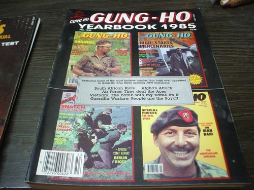 GUNG-HO YEARBOOK Military/Mercenary Magazine - Fall 1985