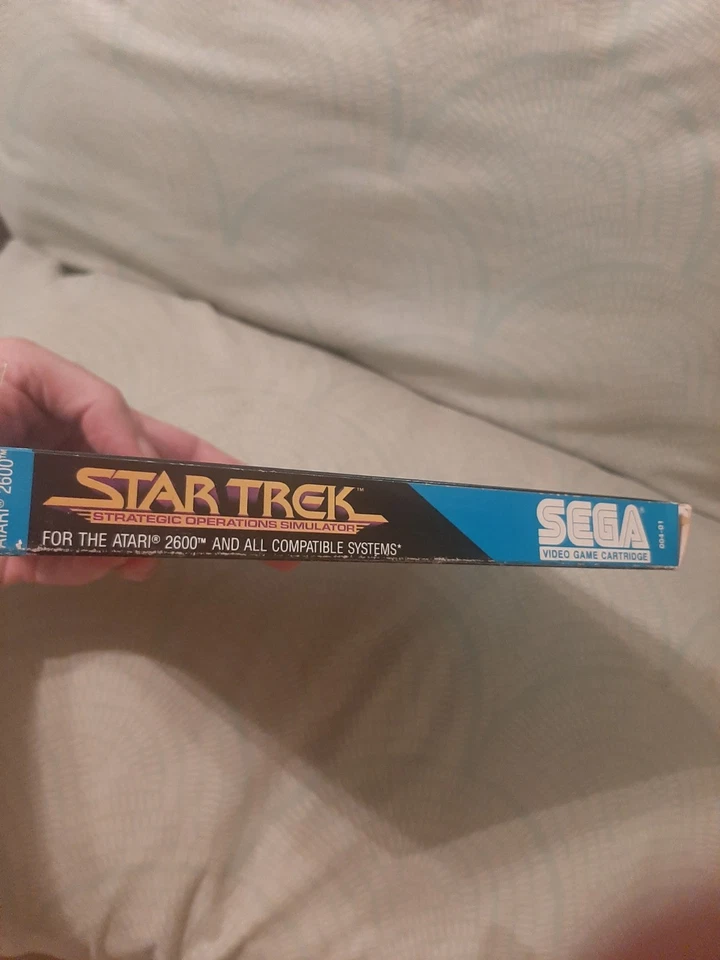 NIB, NEW/SEALED Atari 2600 STAR TREK: STRATEGIC OPERATIONS SIMULATOR! - Image 4 of 4