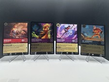 Disney Lorcana Wilds Unknown Hercules Pepa Mr Incredible Cold Foil Lot NM