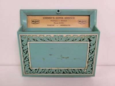 Johnny's Mobil Super Service Fairfax MN Plastic Letter Holder Advertising A7