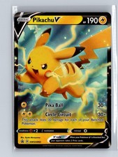 Pikachu V SWSH063 Holo Promo Sword & Shield Promo Pokemon Near Mint on eBay