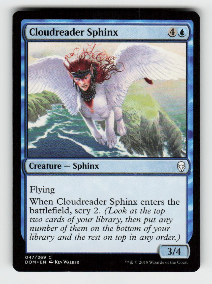 Cloudreader Sphinx 47 Common Dominaria Magic: The Gathering