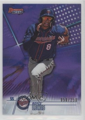 2018 Bowman's Best Top Prospects Purple Refractor 50/250 Royce Lewis #TP-18 8sr