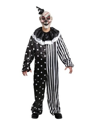 Kill Joy Clown Joker Narr Horror gruselig böse gruselig Halloween Herren Kostüm OS