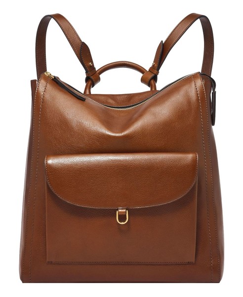 Fossil Parker Backpack Freizeitrucksack Schultertasche Rucksack Brown Braun-image