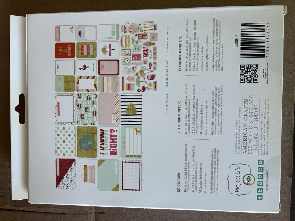 Libro de recortes Becky Higgins Project Life fino y dandy 130 un. Foto 2 de 2