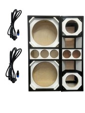 CHUCHERO BOX FOR SPEAKER OF 12" 2DR-2LA- 2T BRAZILIAN STYLE FREE CABLE PLUGS