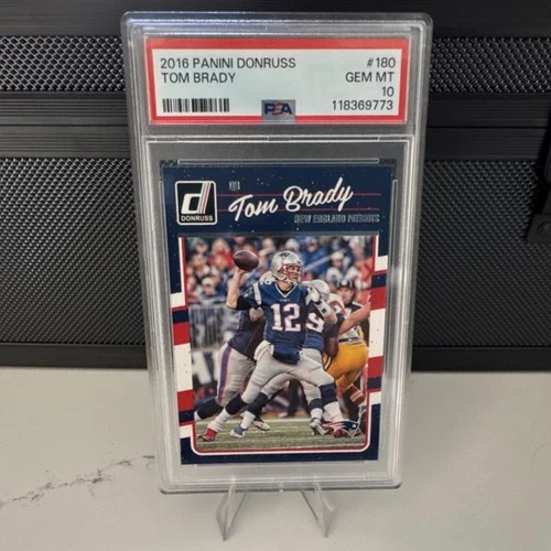 2016 Panini Donruss Tom Brady #180 PSA 10 GEM MT New England Patriots Football