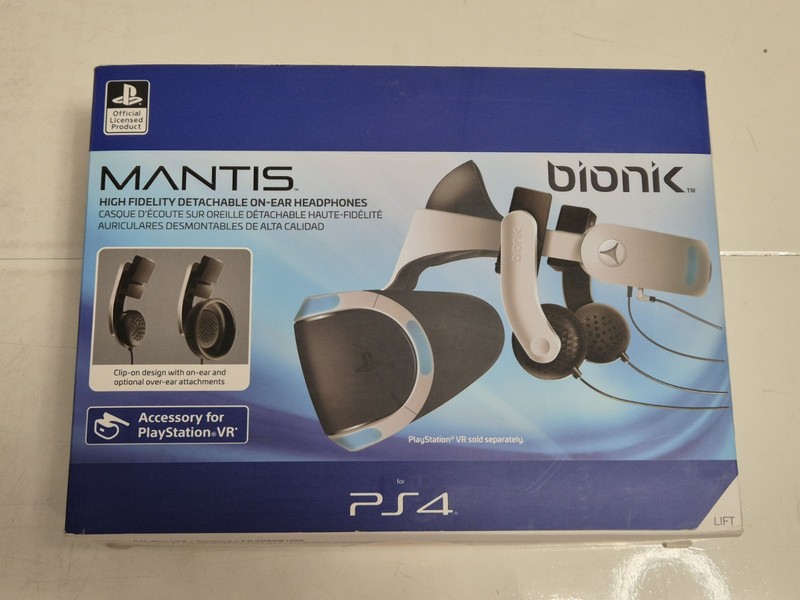 BIONIK BNK-9007 Mantis Attachable VR Headphones PSVR, Quest 2, Quest 3, Boxed