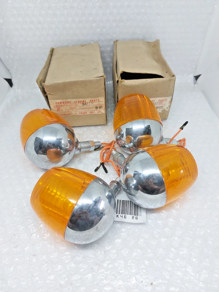 Kawasaki GA1 GA2 GA5 G3SS G3TR G4TR GT поворотник новый из старых запасов 4 шт. - Изображение 2 из 4