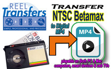 Betamax Tape Transfer SERVICE to Digital MP4 - NTSC Beta Home Video
