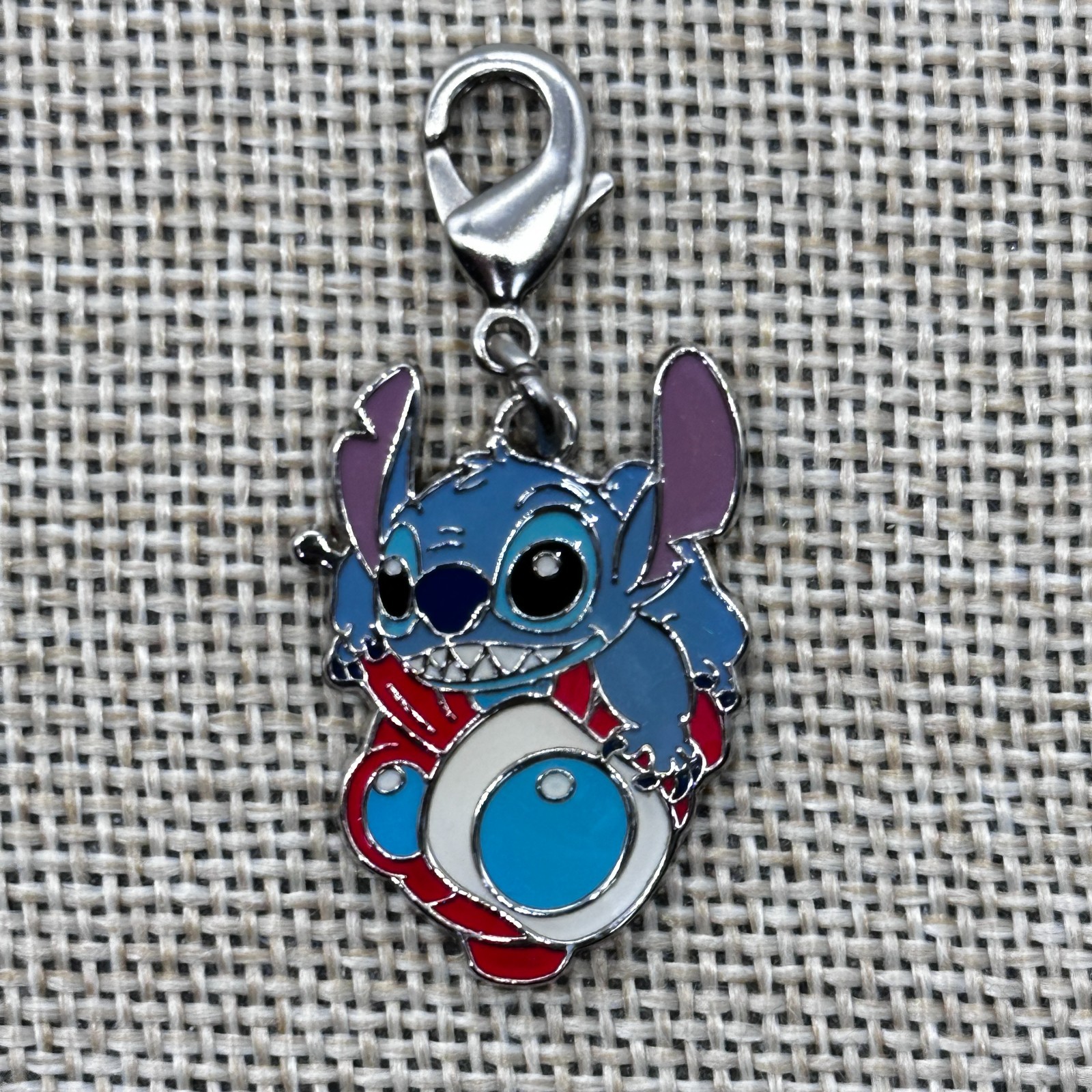 Tokyo Disney Resort 2015 TDL 32nd Anniversary Strap Charm Stitch Encounter