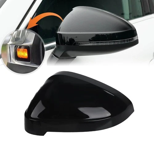 Mirror Cover Cap Left Black W/ Lane Assist For Audi A4 B9 S4 A5 S5 RS5 2016-2023
