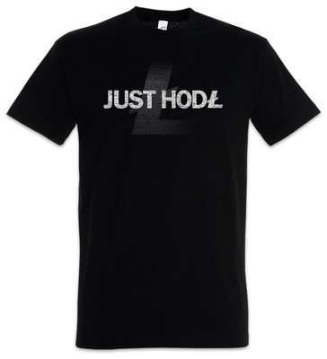 Just Hodl Herren T-Shirt Crypto Bitcoin Currencies Cryptocurrency Digital