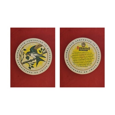 Dommelsch Vogel Brauerei Bierdeckel Beermat