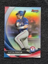 2020 Bowman's Best #TP-6 Justin Foscue Top Prospects Refractors Texas Rangers