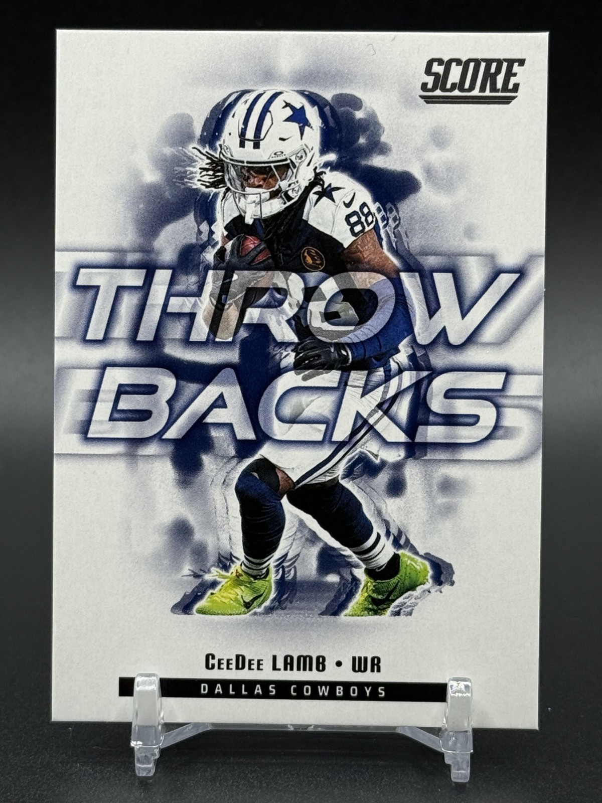 2025 Panini Score Throwbacks CEEDEE LAMB #25 Cowboys