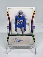 Tariq Woolen 2023 Panini National Treasures Auto Gold /10 Seahawks #SIG-TWO