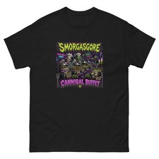 Camiseta Smorgasgore Band Cannibal Buffet