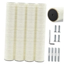 Cat Tree Replacement Post, 4 Pack 15.7in Cat Scratching M8 4poles 40cm/15.71in