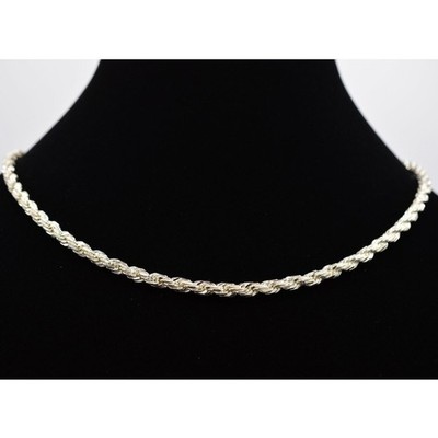 アクセサリー Vintage GIVENCHY Twist Chain Necklace Givenchy Vintage Chain Necklace Metallic Silver Tone Rope Twist