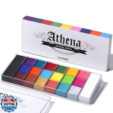 UCANBE Athena Face Body Paint Oil Palette, Professional Flash Non Toxic Safe