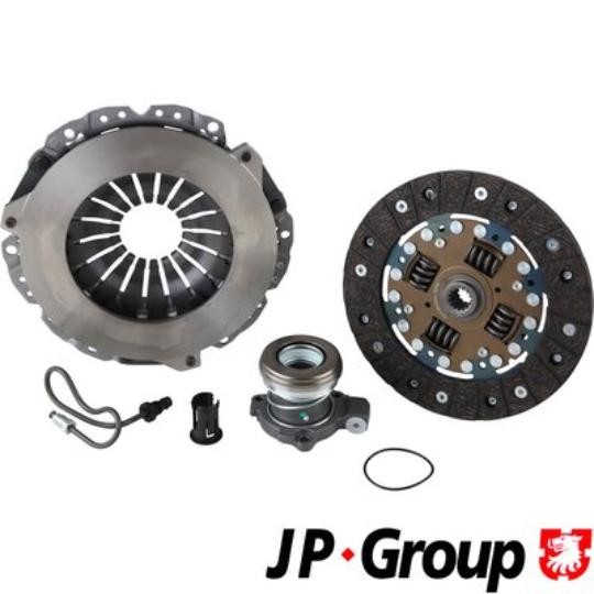 Kit d'embrayage 1230408710 JP GROUP en acier renforcé pour berline