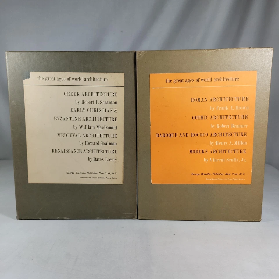 The Great Ages of World Architecture 8 Volume Box Set 1962 Hardccover Slipcase - Image 2 of 4