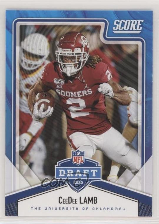 2020 Score NFL Draft CeeDee Lamb #NFL-8 03kb