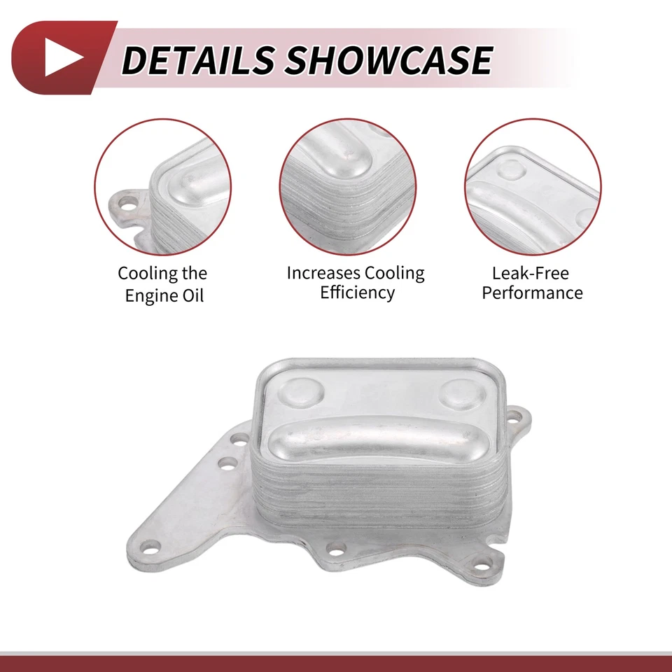 Enfriador de aceite de motor para Mini Cooper Countryman 14-16 No.11427552687 enfriador de transmisión Foto 4 de 4