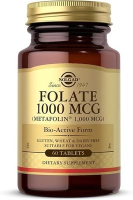 Solgar Folate 1000 mcg, 60 Tablets