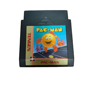 NES Pac-Man Tengen (Nintendo, NES 1988) w/ Sleeve, & Manual