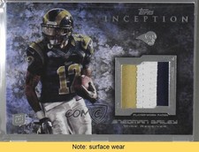 2013 Inception Rookie Relics Missing Serial Number Stedman Bailey Patch READ y5j
