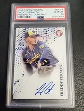 2022 Topps Pristine  Pristine Autographs Freddy Peralta #PA-FP (AU) PSA 10 GEMMT
