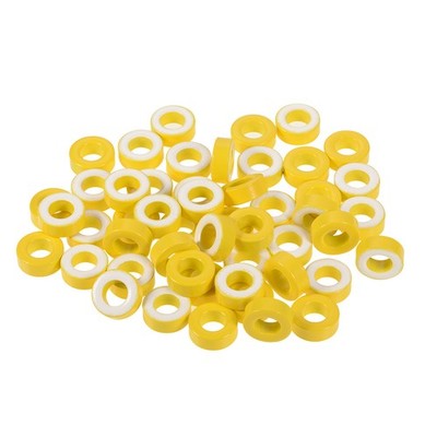50pcs 8.2 x 15.5 x 6.2mm Iron Powder Ferrite Core, Toroidal Core