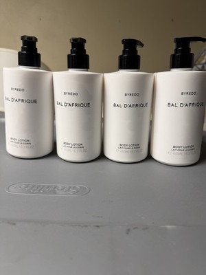 Byredo Bal d Afrique Body Lotion 15.2oz / 450ml Pump Bottle 4 Bottles Set BN