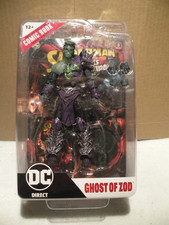 MCFARLANE TOYS DC DIRECT ''GHOST OF ZOD'' ACTION FIGURE CON FUMETTO NUOVO CON SCATOLA