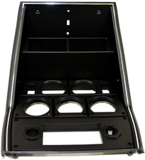 1977 Corvette Console Center Dash Radio Instrument Small Gauge Bezel Surround C3