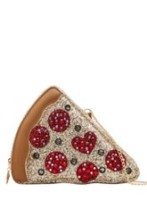 Bolso Bandolera Betsey Johnson Kitsch Salsada Pepperoni Pizza Slice BJ36165M NUEVO CON ETIQUETAS