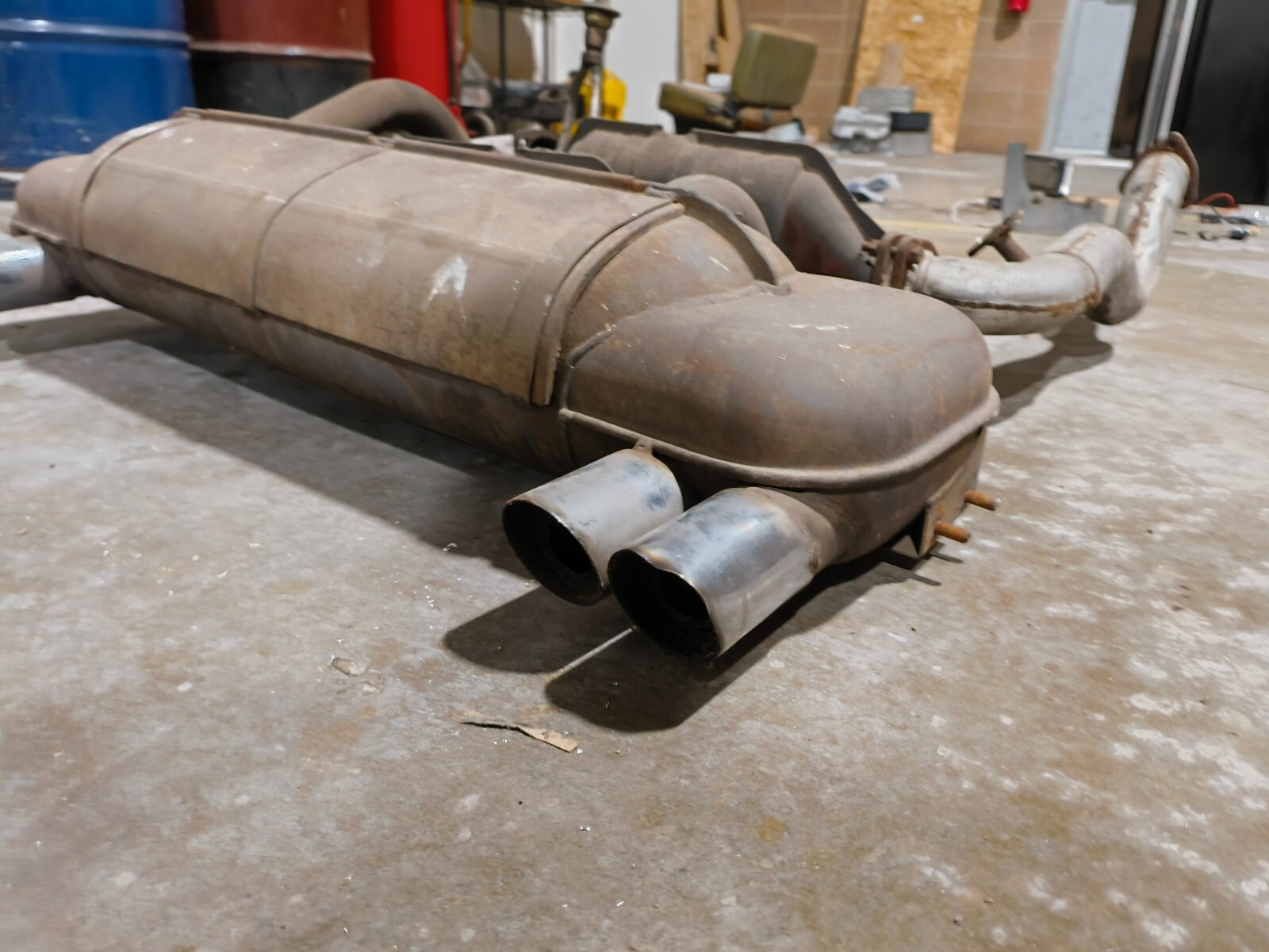 OEM Ferrari Full Exhaust with Catalytic Converter 308 GTSi 1980 OBO